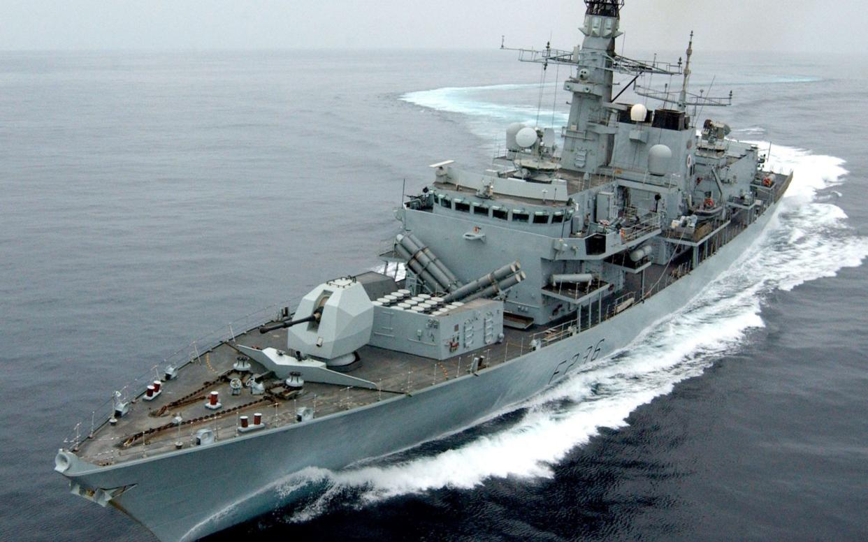 The HMS Montrose is deployed to the Gulf - AFP