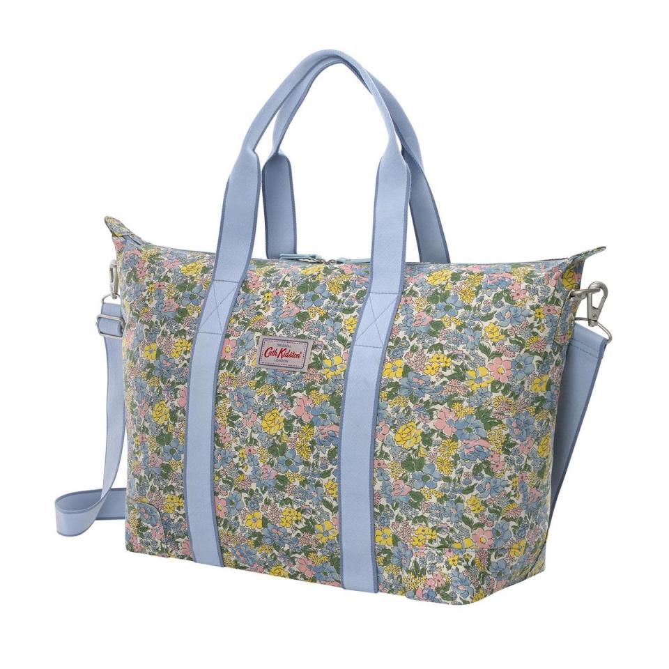 Vale Floral經典款摺疊旅行袋；NT$2,880。（永三提供）