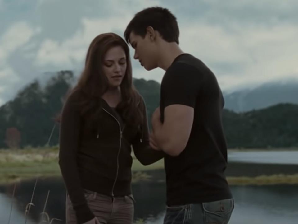 Kristen Stewart and Taylor Lautner in "Eclipse."