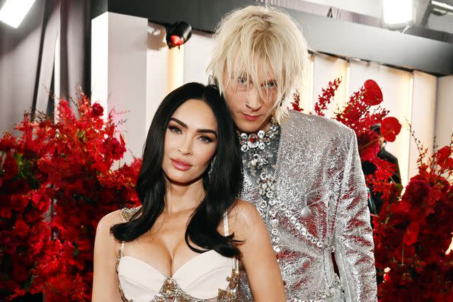 <p>Lester Cohen/Getty</p> Megan Fox and MGK at the 65th Annual Grammy Awards on Feb. 5, 2023