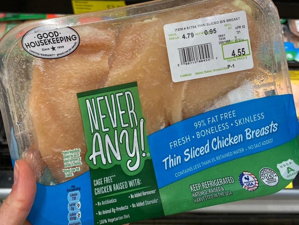 aldi never any chicken