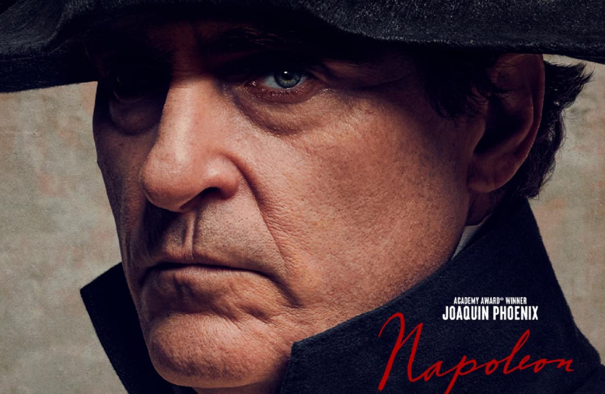 Recorte del cartel promocional de 'Napoleón' (Twitter.com/SonyPictures)