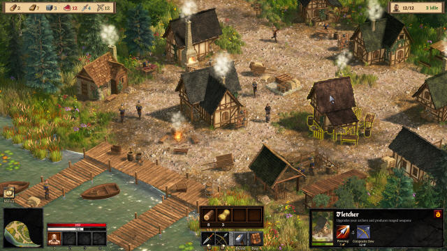 Real-time strategy game Dinolords has you defend against Danes riding  Dinosaurs