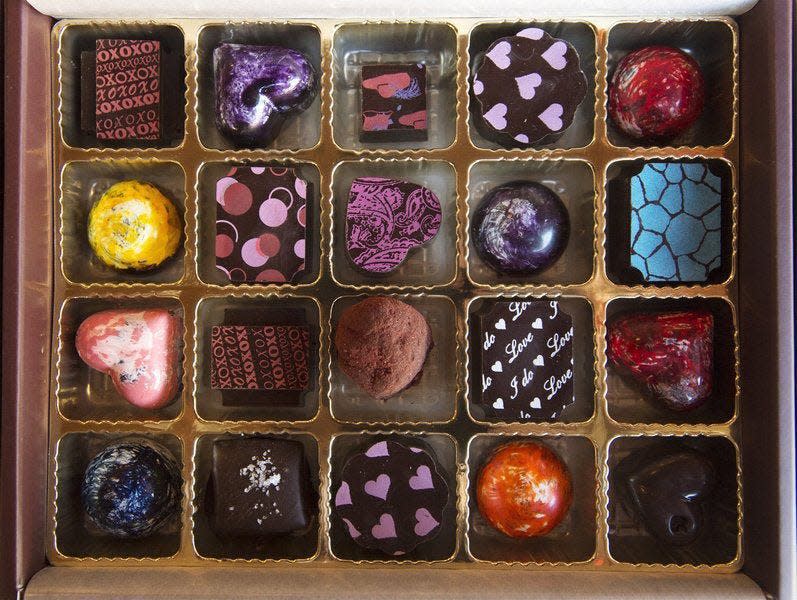 Sample treats from local chocolatiers at the Chocolate Meltdown, happening Saturday at Oxford Community Arts Center.