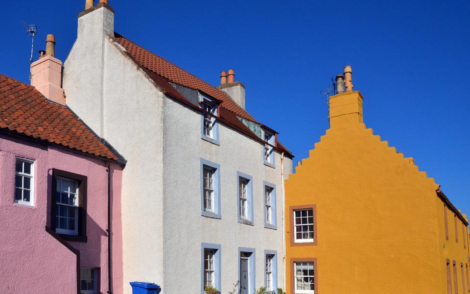 Fife is full of brightly colored houses