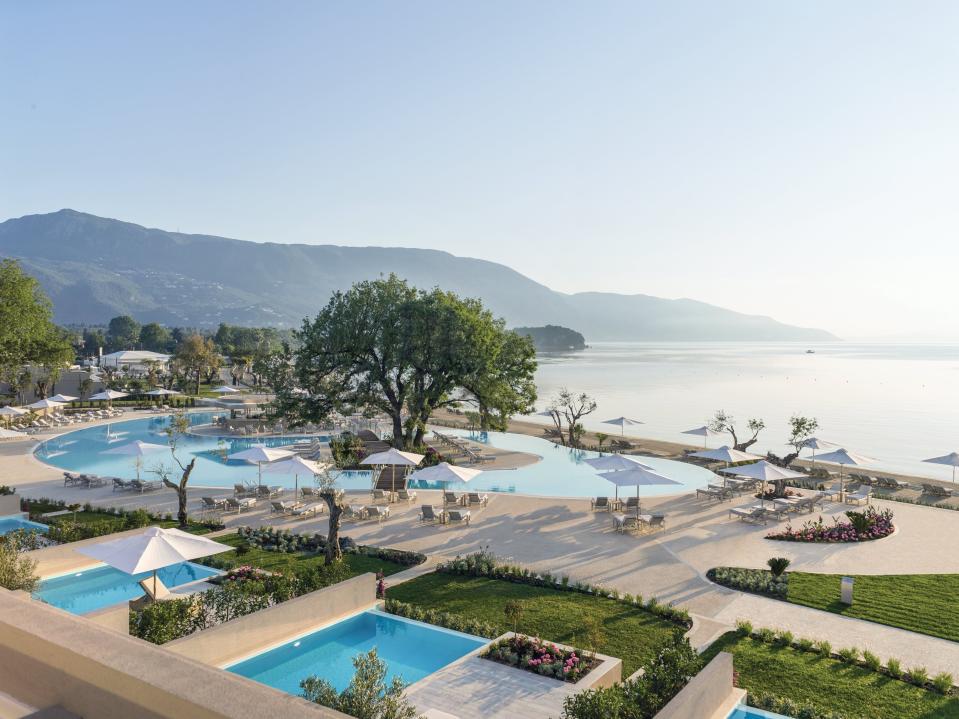 <p>Not only is it summer-holiday heaven, it’s also master of the child-friendly resort – and these are some of our favourite luxury family hotels in Greece. They’re all perfect for this year’s holiday, since each has enough to keep every family member entertained. </p><p>The Greek mainland and its many islands – from <a href="https://www.redonline.co.uk/travel/g38331778/best-hotels-corfu/" rel="nofollow noopener" target="_blank" data-ylk="slk:Corfu;elm:context_link;itc:0;sec:content-canvas" class="link ">Corfu</a> to <a href="https://www.redonline.co.uk/travel/g40008676/santorini-hotels-with-private-pools/" rel="nofollow noopener" target="_blank" data-ylk="slk:Santorini;elm:context_link;itc:0;sec:content-canvas" class="link ">Santorini </a>– have lots of mega-resorts to choose from, with multiple bars and restaurants, and activity centres with tennis academies and so much more.</p><p>Many luxury family hotels in Greece have cottoned on to the fact that, while the kids may love it, the adults can get a little claustrophobic staying within the confines of the resort – so they’ve introduced dining credits that can be used in the neighbouring village’s traditional taverna, for example. <a href="https://www.booking.com/hotel/gr/dassia-ikos.en-gb.html?aid=2070929&label=luxury-family-hotels-greece-intro" rel="nofollow noopener" target="_blank" data-ylk="slk:Ikos Dassia;elm:context_link;itc:0;sec:content-canvas" class="link ">Ikos Dassia</a> in Corfu is one such resort – its Infinite Lifestyle concept is the new way to do all-inclusive.</p><p><a href="https://www.redonline.co.uk/travel/g38579098/best-hotels-crete/" rel="nofollow noopener" target="_blank" data-ylk="slk:Crete;elm:context_link;itc:0;sec:content-canvas" class="link ">Crete</a> is a long-established favourite for families – the island is the fifth biggest in the Med, with lots to explore, from the Venetian harbour in Chania to various archaeological sites of note, the star of which is the Palace of Knossos. Children will love <a href="https://www.booking.com/hotel/gr/domes-of-elounda.en-gb.html?aid=2070929&label=luxury-family-hotels-greece-intro" rel="nofollow noopener" target="_blank" data-ylk="slk:Domes of Elounda;elm:context_link;itc:0;sec:content-canvas" class="link ">Domes of Elounda</a> (and not just for its straight-out-of-science-fiction name).</p><p>And if you’re planning a staycation with the kids for this summer instead, don’t miss our edit of the <a href="https://www.redonline.co.uk/travel/inspiration/g504997/best-luxury-family-hotels/" rel="nofollow noopener" target="_blank" data-ylk="slk:best luxury family hotels in the UK;elm:context_link;itc:0;sec:content-canvas" class="link ">best luxury family hotels in the UK</a>. </p><p>For guaranteed sunshine though, here are some of the finest luxury family hotels in Greece…</p>