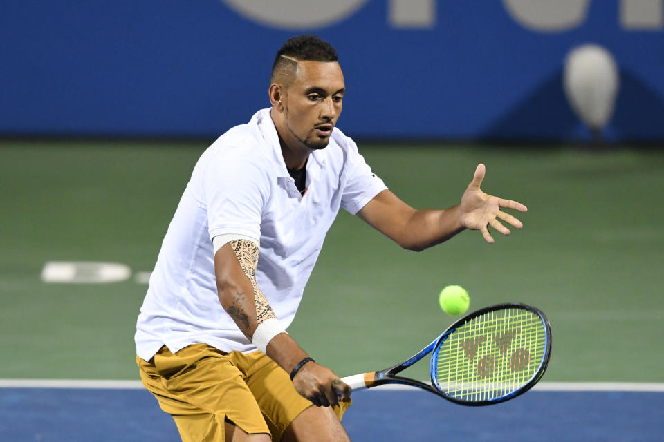 Nick Kyrgios is into the semi-final of the Washington Open. (Credit: Getty Images) 