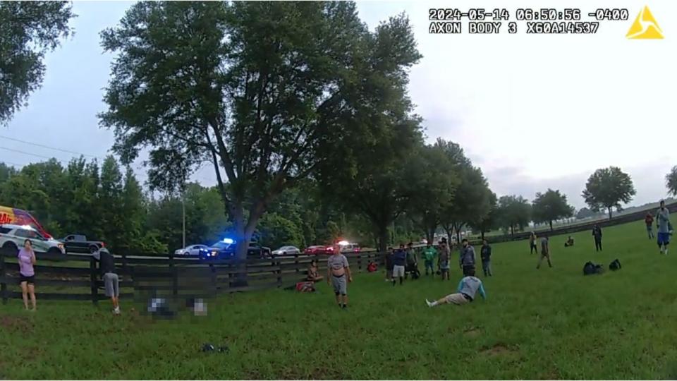 <div>The Marion County Sheriff's Office released body- and dash-cam video from the deadly migrant crash that left 8 dead. (Video: Marion County Sheriff's Office)</div>