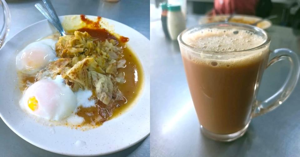 KL Street Food - roti canai and teh 