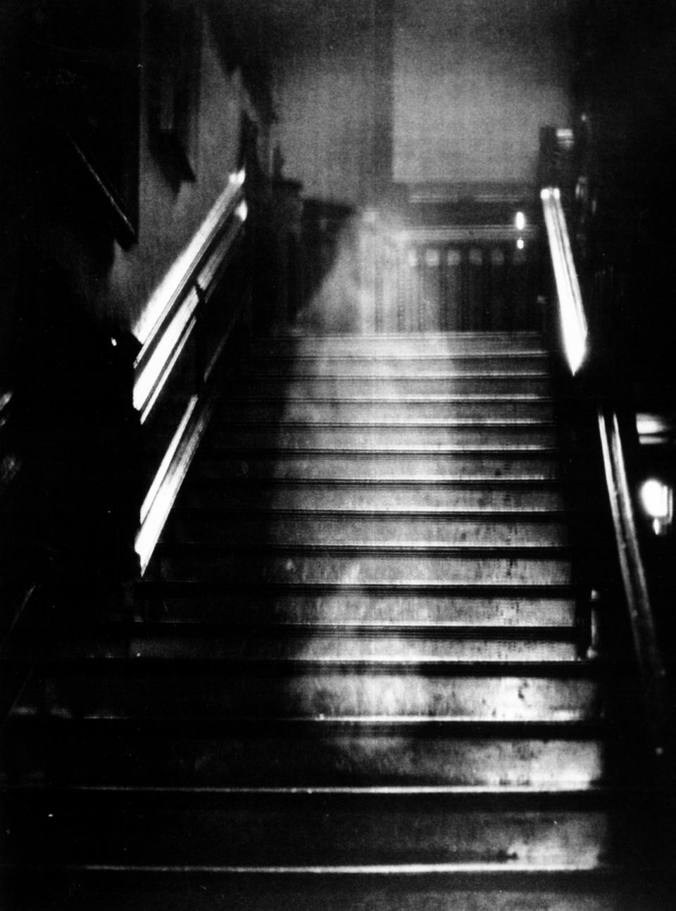 One of the most famous ghost images ever taken, this is allegedly the ghost of Lady Dorothy Townshend, who lived in Raynham Hall in Norfolk, England during the 1700s. After her death, Townshend’s spirit was reportedly seen many times, and in 1936, a photograph of the interior of Raynham Hall revealed the ghostly form of a woman descending the stairs.