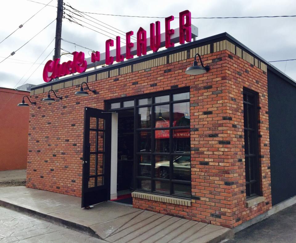 Cluck 'n’ Cleaver is located at 1511 – 14 St SW Calgary.