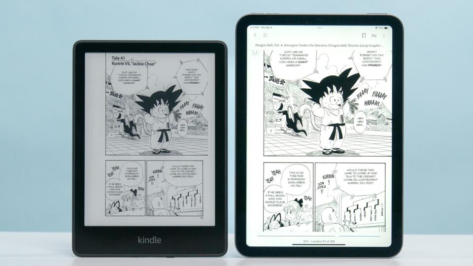 Kindle Paperwhite vs iPad mini 6