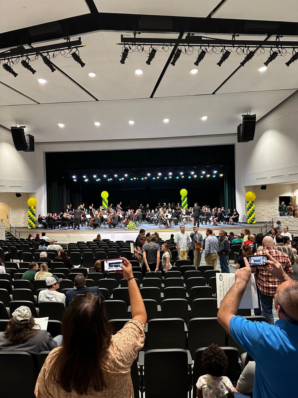 Crest High School celebrated the opening of its new auditorium Thursday