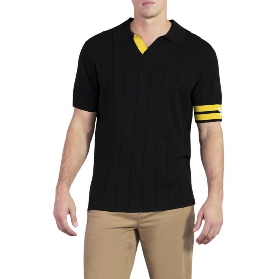 Knitted Short Sleeve Polo