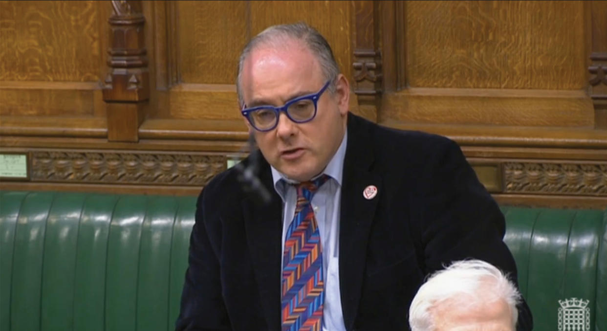 Robert Halfon, chairman of the Education Select Committee, delievered an urgent question to parliament amid growing school absences due to COVID. (Credit: parliamentlive.tv) 