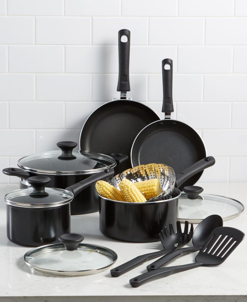 4) Tools of the Trade Nonstick 13-Pc. Cookware Set