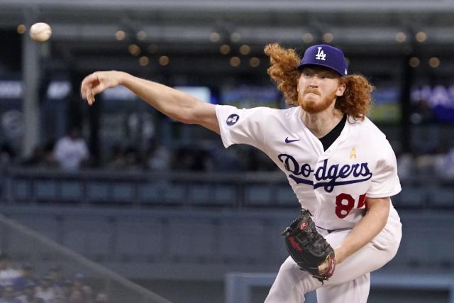 Dodgers pitcher Dustin May passes concussion test after taking line drive  off head against Diamondbacks