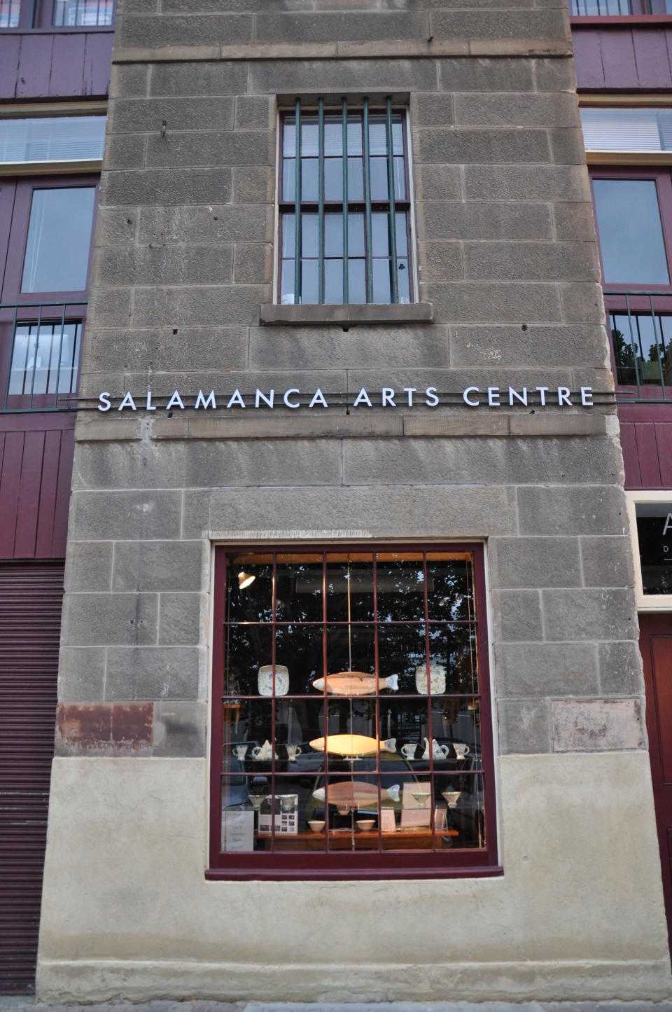 Hobart, the capital of Tasmania, is filled with quaint little boutiques and stores like this one, which is located in Salamanca Square.