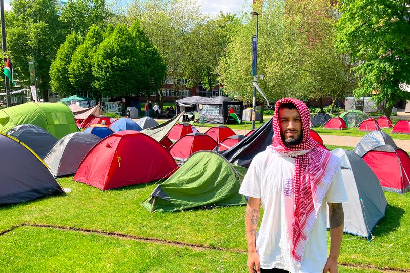 Camp member Umer -Credit:Manchester Evening News