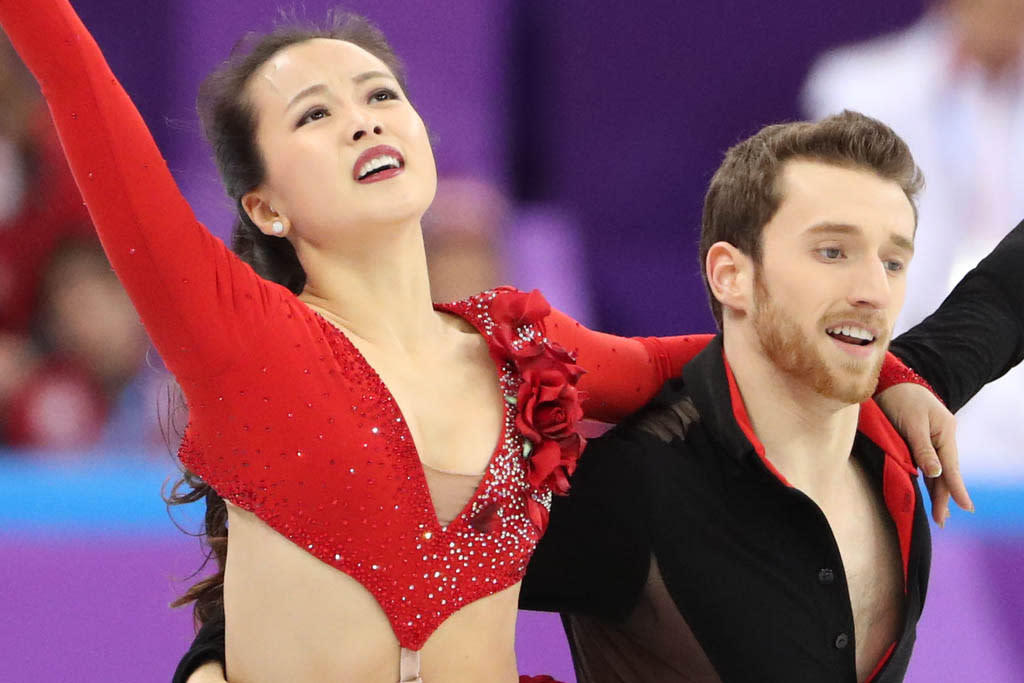 Figure Skater Has A Wardrobe Malfunction On the Ice at the Winter Olympics