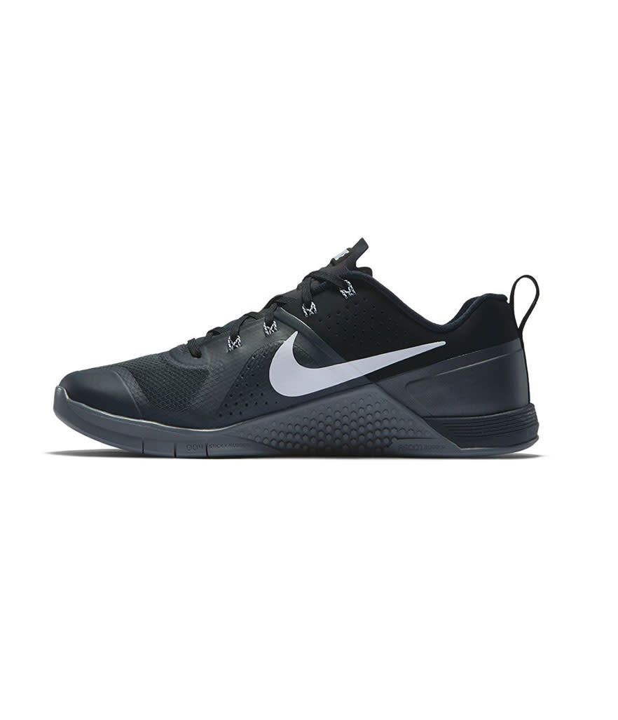 <p>Nike Metcon 1 Training Shoes, $120, <a rel="nofollow noopener" href="http://store.nike.com/us/en_us/pd/metcon-1-training-shoe/pid-1570045/pgid-1570046" target="_blank" data-ylk="slk:nike.com;elm:context_link;itc:0;sec:content-canvas" class="link ">nike.com</a><br><br></p>