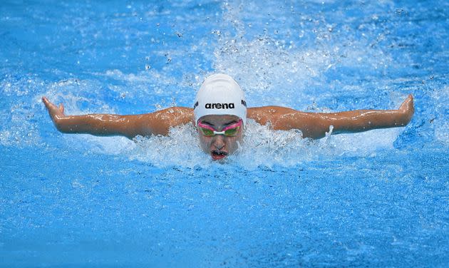 Look at her go (Photo: OLI SCARFF via Getty Images)