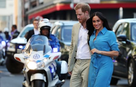 Prince Harry and Meghan begin their Africa tour in Cape Town