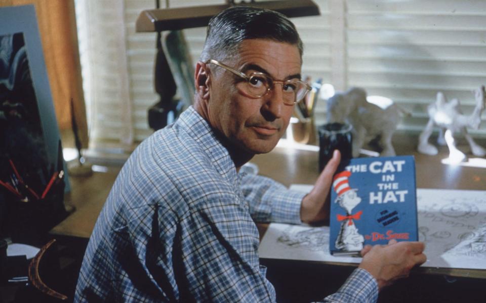 Theodor Seuss Geisel, aka Dr Seuss, in 1957 - Getty