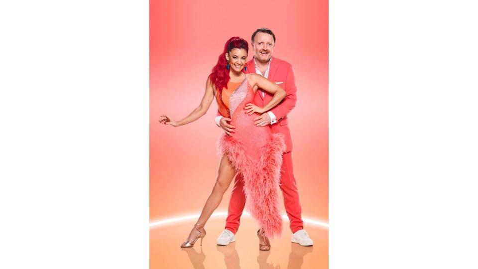 Chris McCausland is partnered with Dianne Buswell