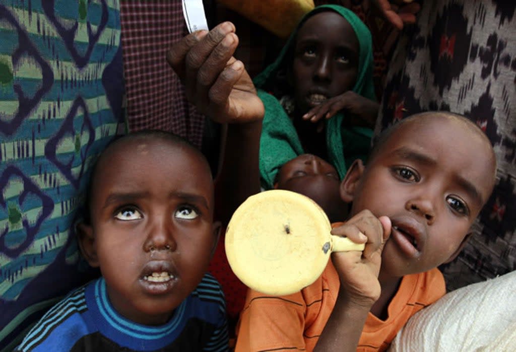 ‘I spent my early years in Somalia and have seen first-hand the impact that hunger and malnutrition has on countries most affected by poverty’  (REUTERS)