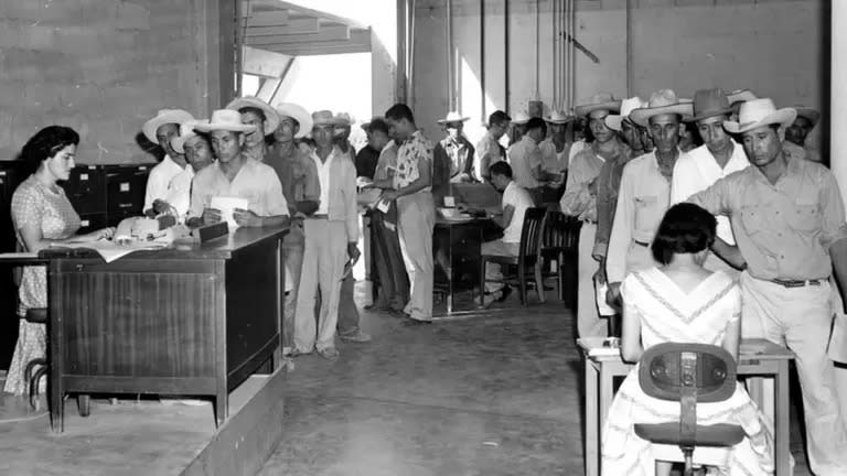 Estados Unidos dio la bienvenida a miles de trabajadores mexicanos durante la Segunda Guerra Mundial. (Getty Images/)