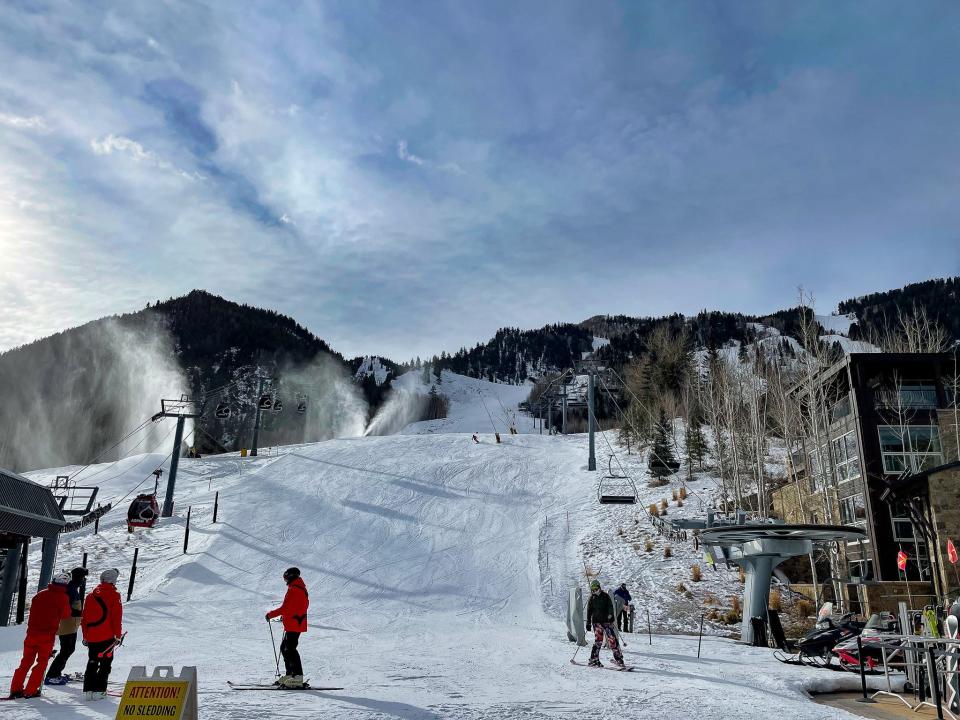 A ski slope in Aspen, Colorado.