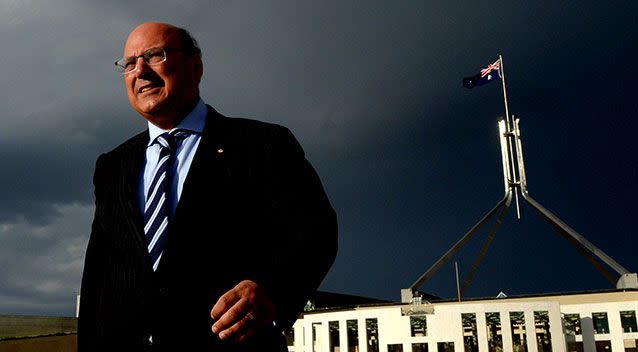 Senator Arthur Sinodinos in Canberra on Monday. Photo: AAP