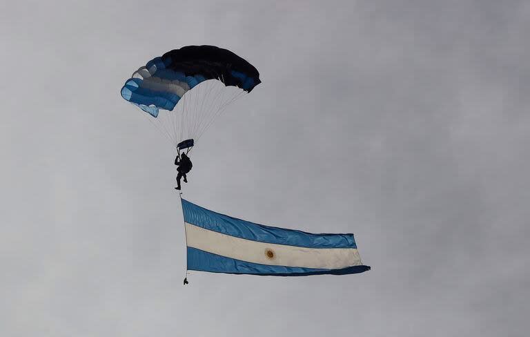 El show de La Fuerza Aérea Argentina en la
Playa Las Toscas