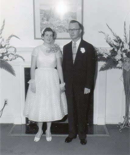 James Breland and his wife, Billie, on their wedding day in 1954. Photo: Facebook