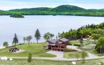 <p>The 10-bedroom home rests at the foot of picturesque Lake Utopia, about 70 kilometres east of Saint John. (Keller Williams Capital Realty) </p>