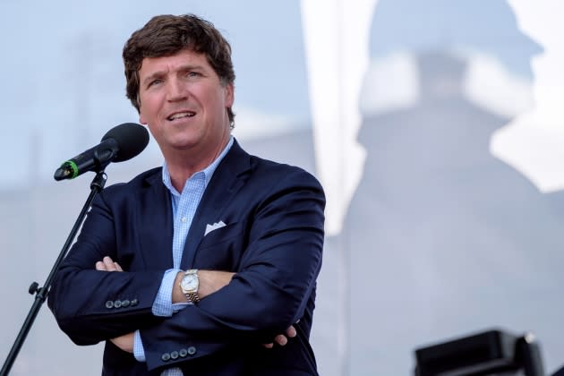 04-tucker-carlson-RS-1800 - Credit: Janos Kummer/Getty Images