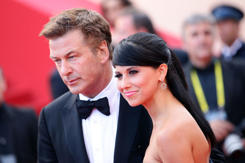 Alec Baldwin and Hilaria Thomas attend the 'Mud' Premiere during the 65th Annual Cannes Film Festival