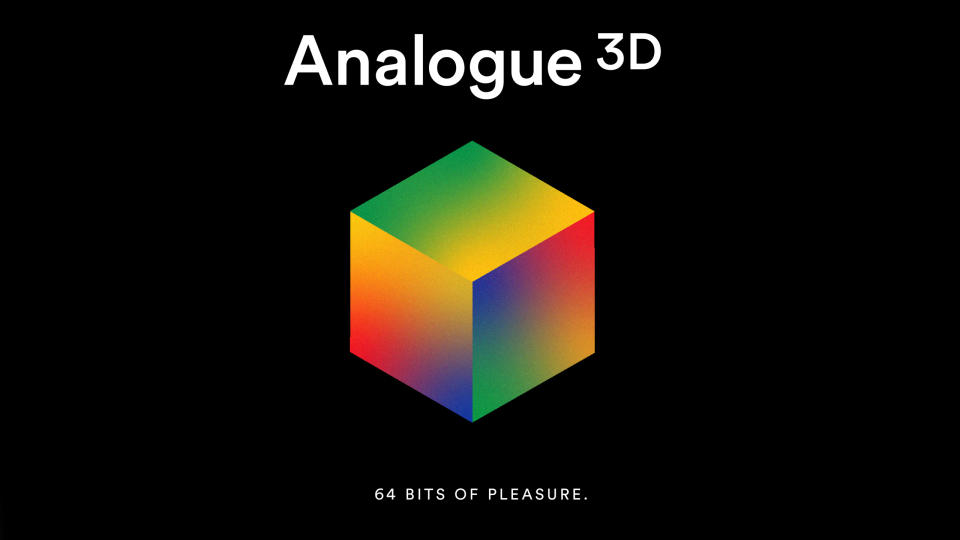 Logotipo analógico en 3D