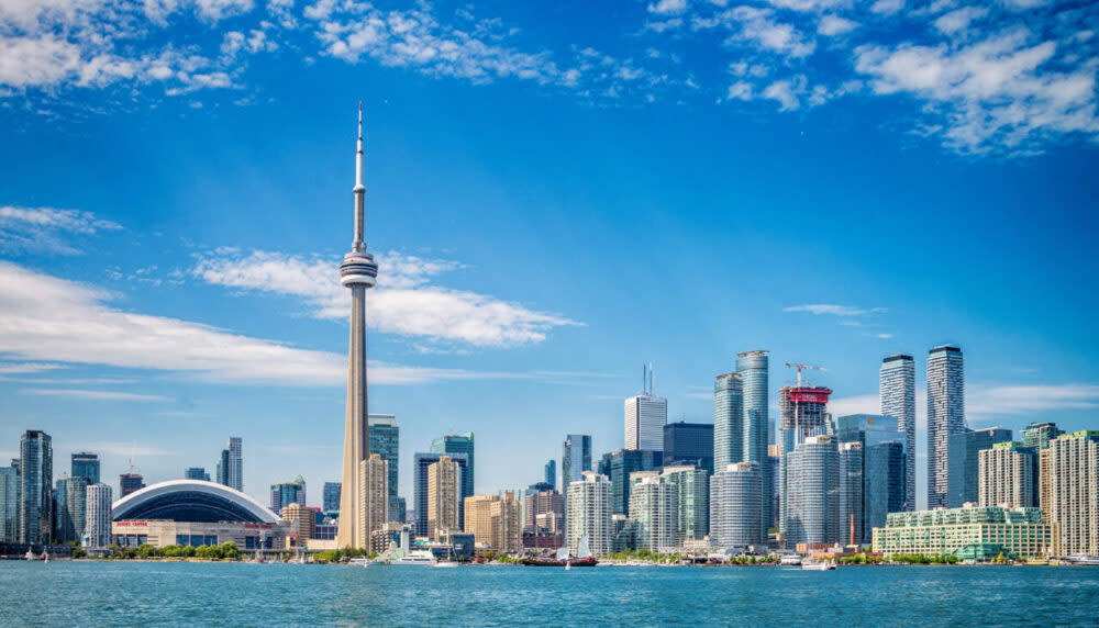 skyline of Toronto