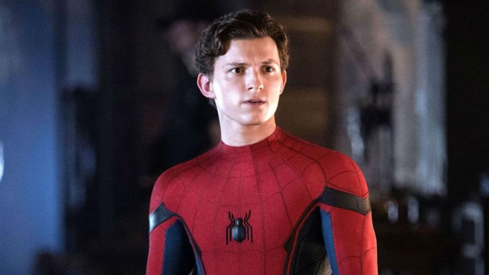 Tom Holland in a Spider-Man suit - Tom Holland helped rewrite Spider-Man: No Way Home's ending