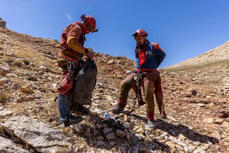 Rescuers race to save ill US cave explorer trapped 3,000 feet underground in Turkey