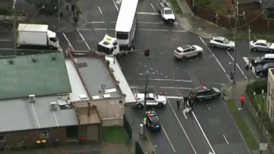 Scenes outside the Melbourne school.