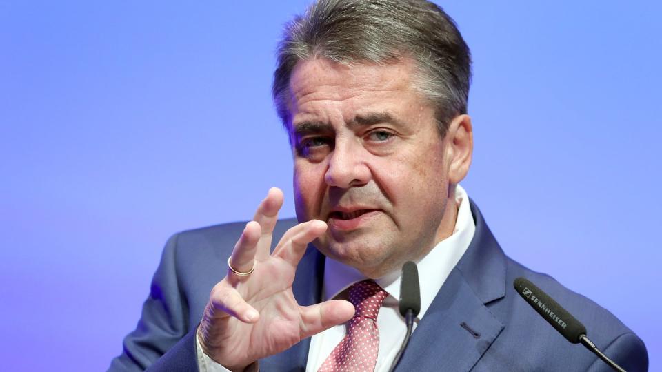 Sigmar Gabriel Anfang des Monats bei einem Auftritt in Nürnberg. Foto: Daniel Karmann