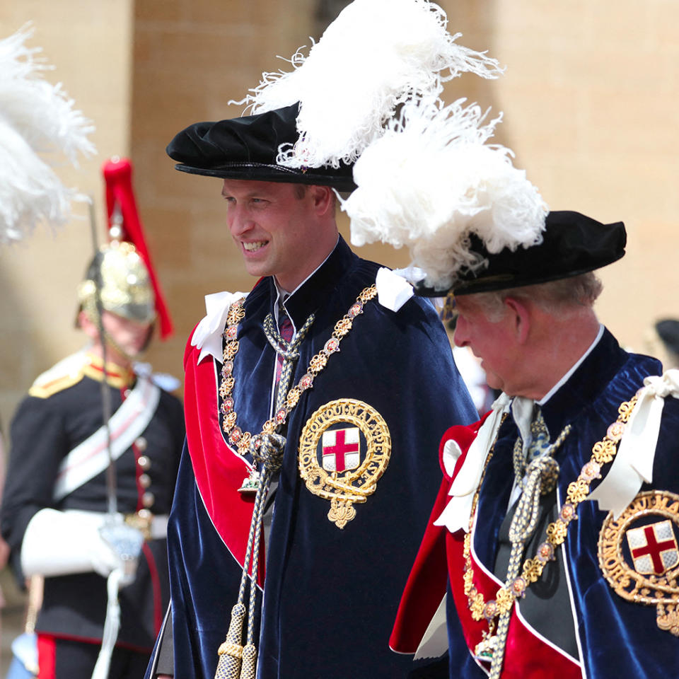 Le prince William et le prince Charles