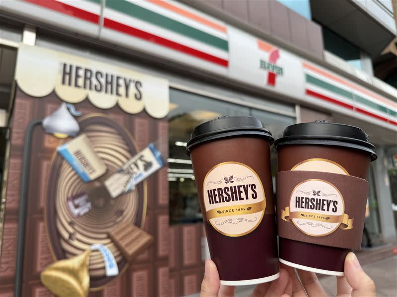 7-ELEVEN再宣布攜手美國巧克力品牌HERSHEY’S好時獨家聯名。（圖／品牌業者提供）