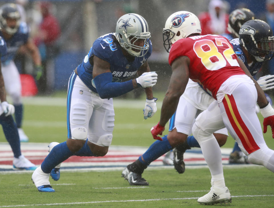 Dallas Cowboys defensive end DeMarcus Lawrence made the Pro Bowl last season. (AP)