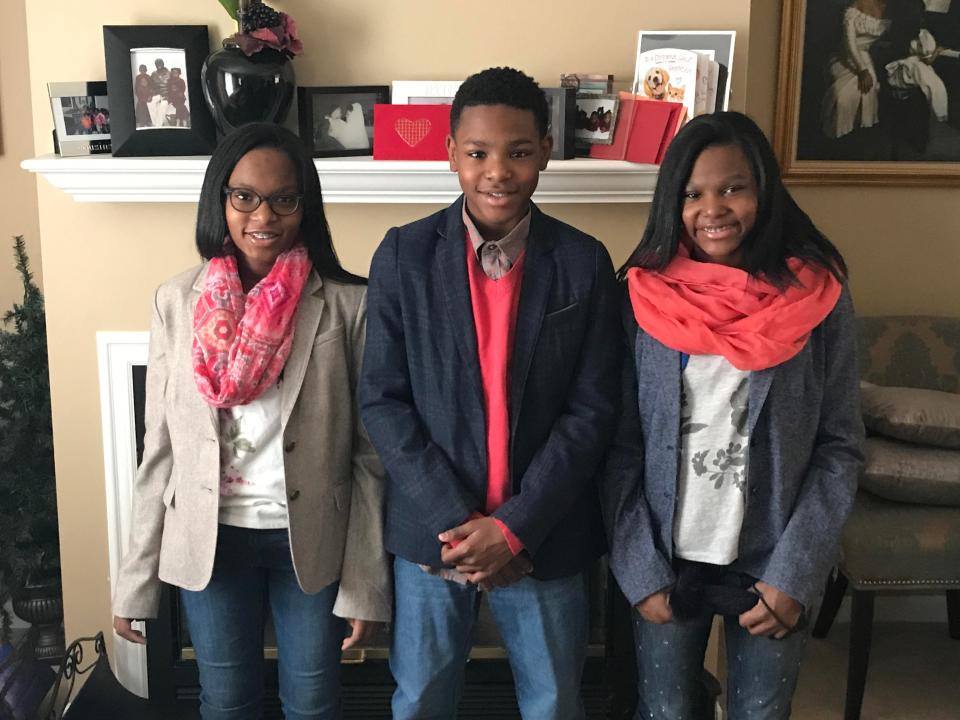 Morgan, Tony Jr. and Sanai Hicks, Maryland triplets who are all going to HBCUs in Atlanta after graduating with with 3.7, 3.94 and 3.8 GPAs.