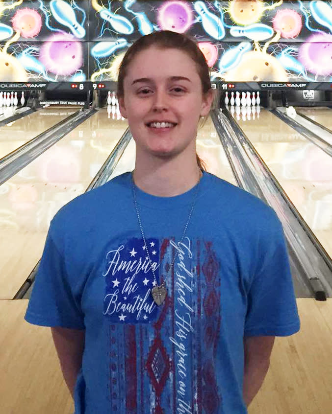 A photo which police say appears to show Morgan Daub. (Suburban Bowlerama / via Facebook)