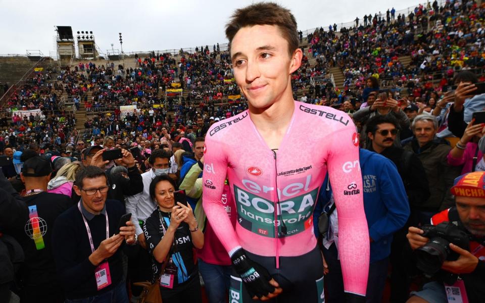 Jai Hindley - Jai Hindley enters history books as Australia's first Giro d'Italia winner - GETTY IMAGES